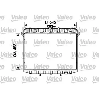 Radiateur, refroidissement du moteur VALEO 731261