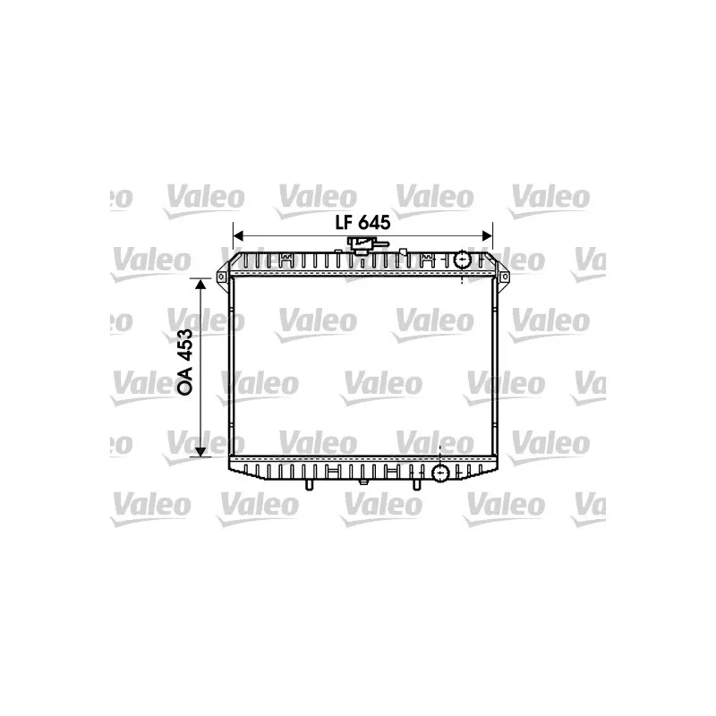 Radiateur, refroidissement du moteur VALEO 731261
