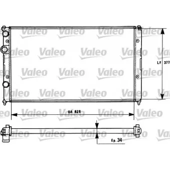 Radiateur, refroidissement du moteur VALEO 731267