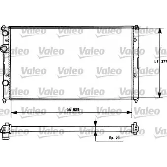 Radiateur, refroidissement du moteur VALEO 731268
