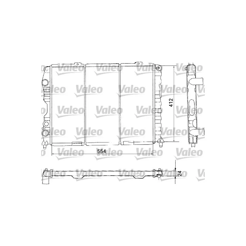 Radiateur, refroidissement du moteur VALEO 731283