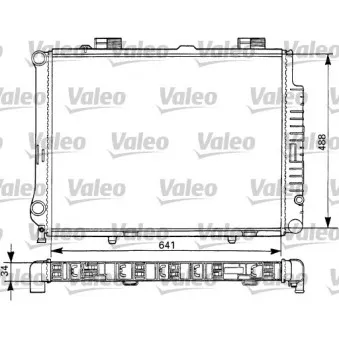 Radiateur, refroidissement du moteur VALEO 731291