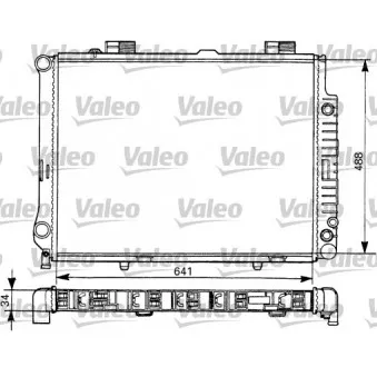 Radiateur, refroidissement du moteur VALEO 731292