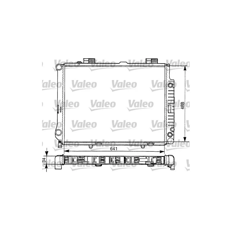 Radiateur, refroidissement du moteur VALEO 731292