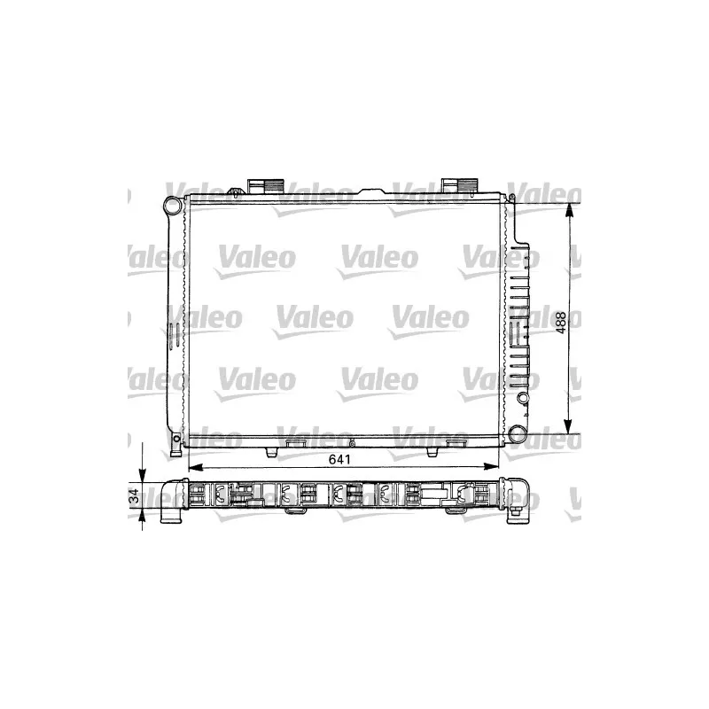 Radiateur, refroidissement du moteur VALEO 731293