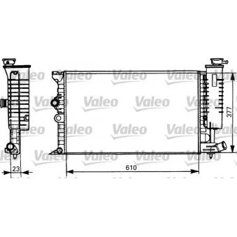 Radiateur, refroidissement du moteur VALEO 731298