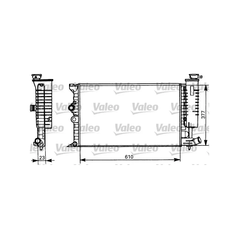 Radiateur, refroidissement du moteur VALEO 731298