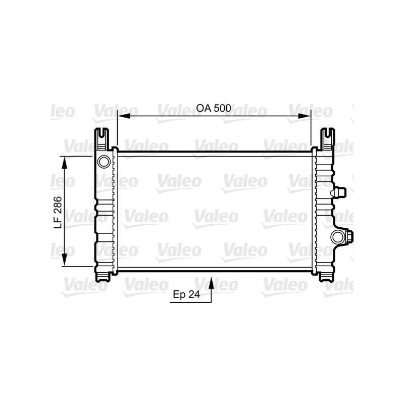 Radiateur, refroidissement du moteur VALEO 731299