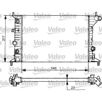 Radiateur, refroidissement du moteur VALEO 731393