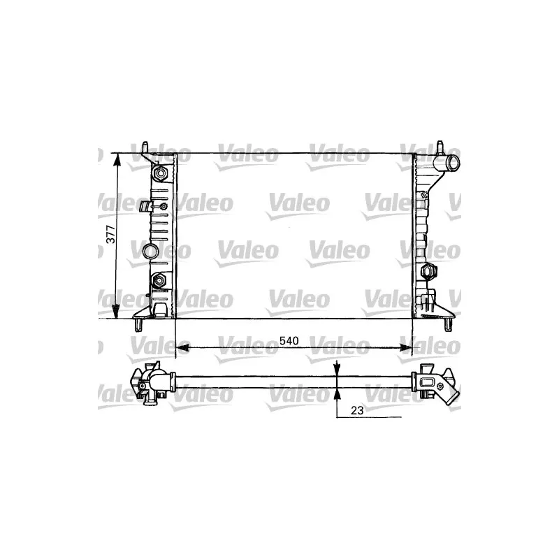 Radiateur, refroidissement du moteur VALEO 731393