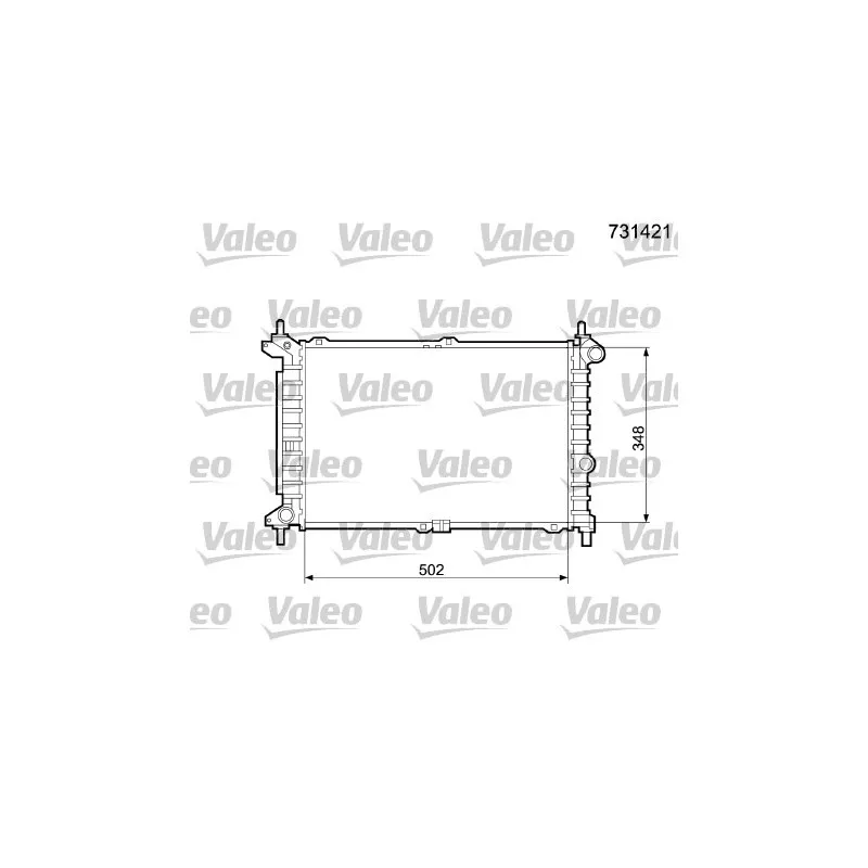 Radiateur, refroidissement du moteur VALEO 731421