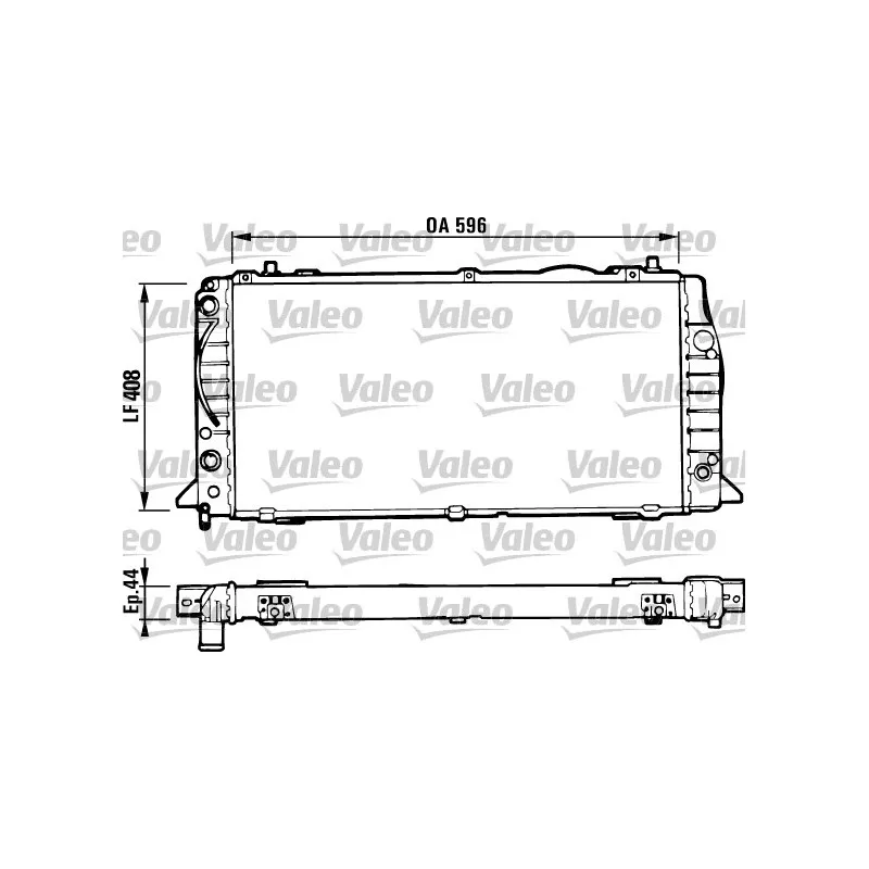 Radiateur, refroidissement du moteur VALEO 731428