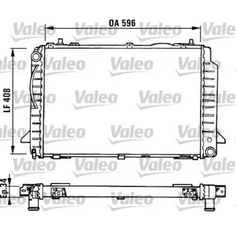 Radiateur, refroidissement du moteur VALEO 731429