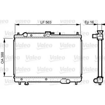 Radiateur, refroidissement du moteur VALEO 731461