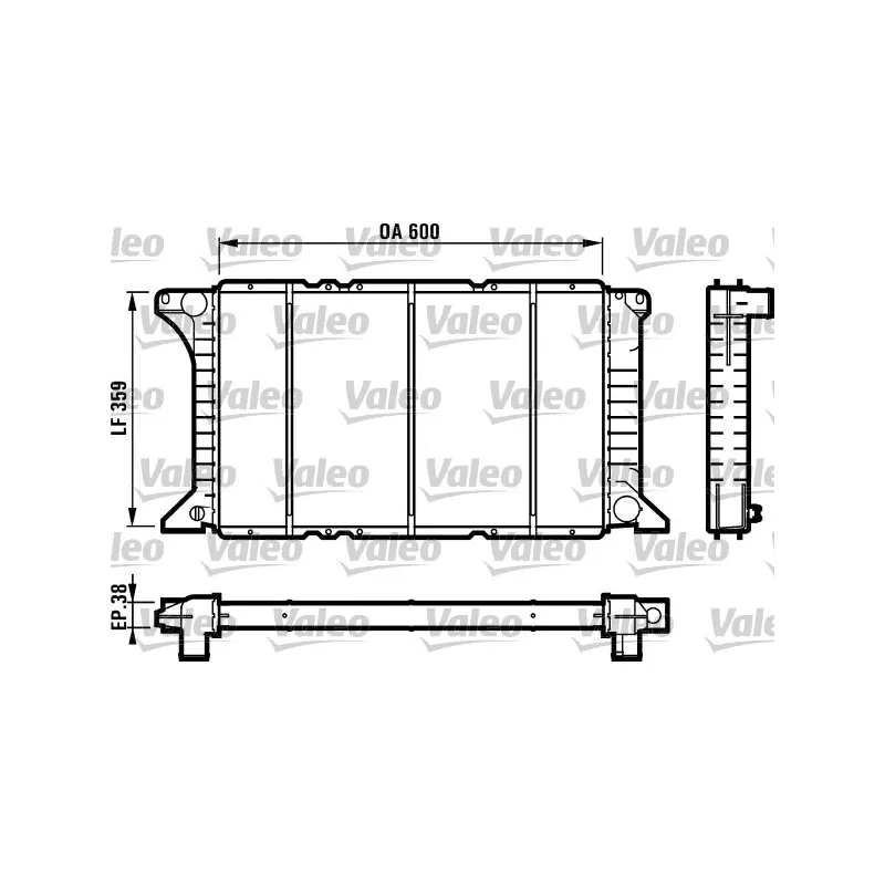 Radiateur, refroidissement du moteur VALEO 731492