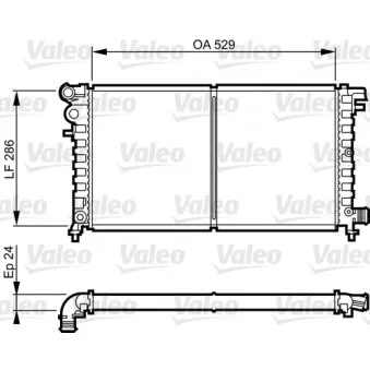 Radiateur, refroidissement du moteur VALEO 731530