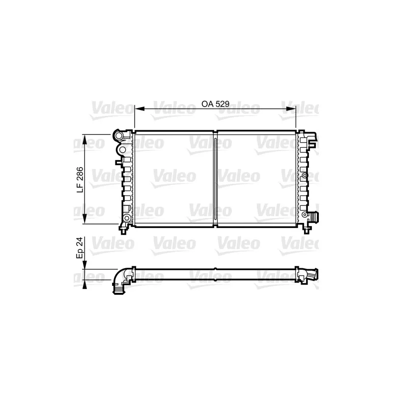 Radiateur, refroidissement du moteur VALEO 731530