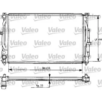 Radiateur, refroidissement du moteur VALEO 731537