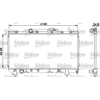 Radiateur, refroidissement du moteur VALEO 731565
