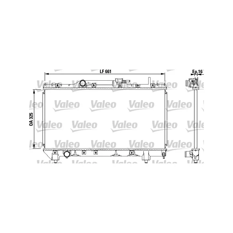 Radiateur, refroidissement du moteur VALEO 731565