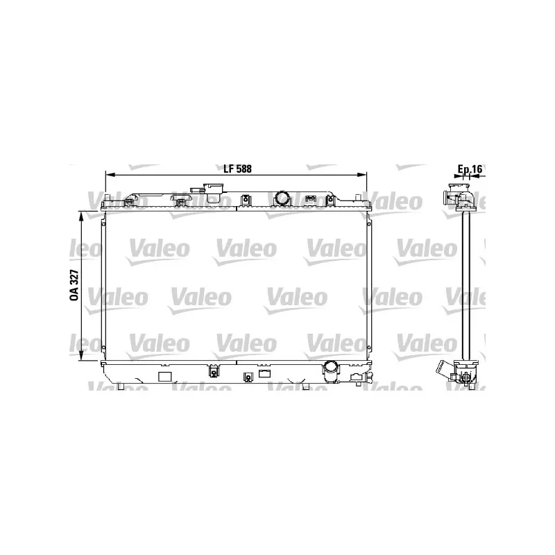 Radiateur, refroidissement du moteur VALEO 731634