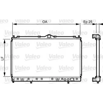 Radiateur, refroidissement du moteur VALEO