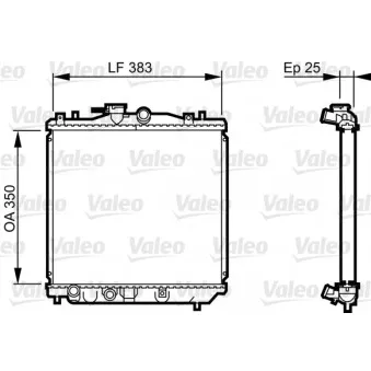 Radiateur, refroidissement du moteur VALEO 731677