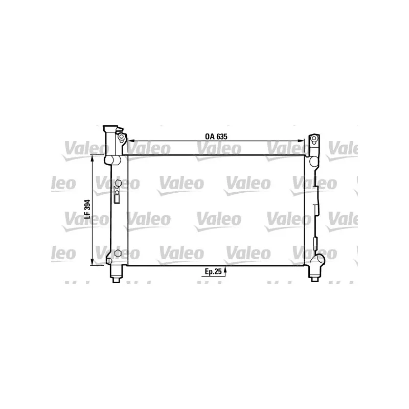 Radiateur, refroidissement du moteur VALEO 731721