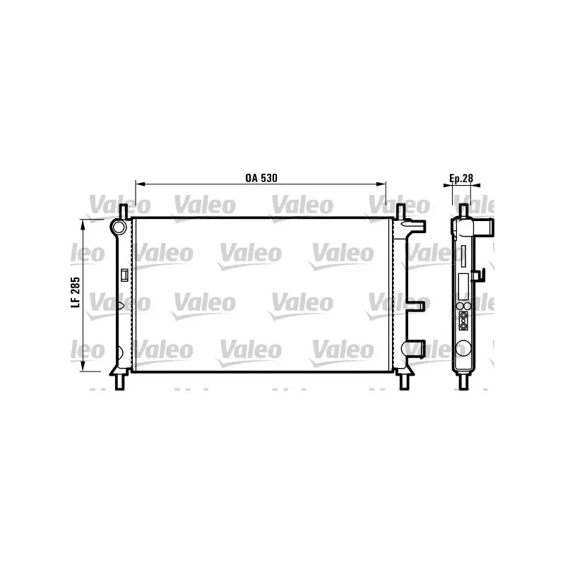 Radiateur, refroidissement du moteur VALEO 731735
