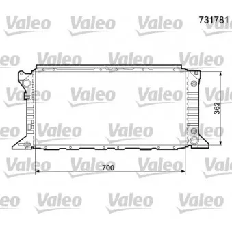 Radiateur, refroidissement du moteur VALEO