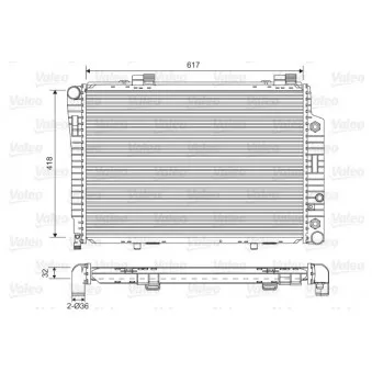 Radiateur, refroidissement du moteur VALEO 731805