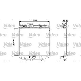 Radiateur, refroidissement du moteur VALEO 731853
