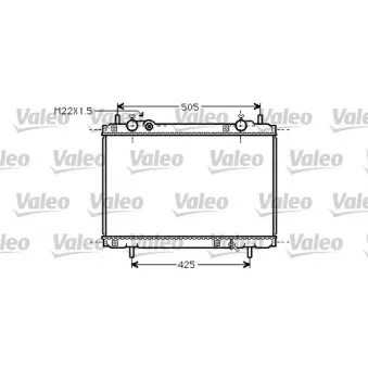 Radiateur, refroidissement du moteur VALEO 731974