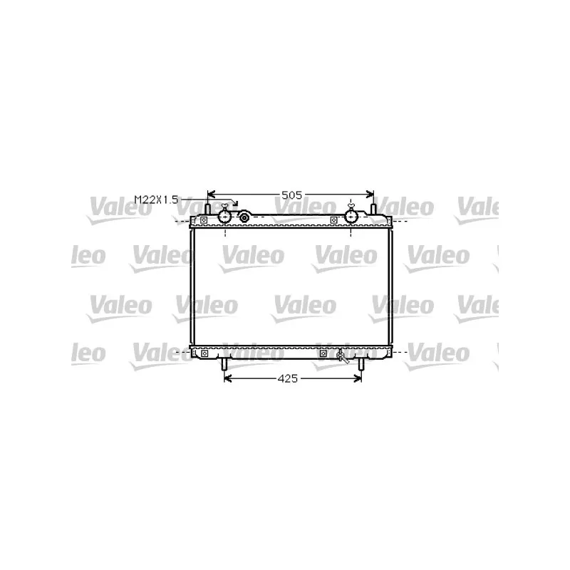 Radiateur, refroidissement du moteur VALEO 731974