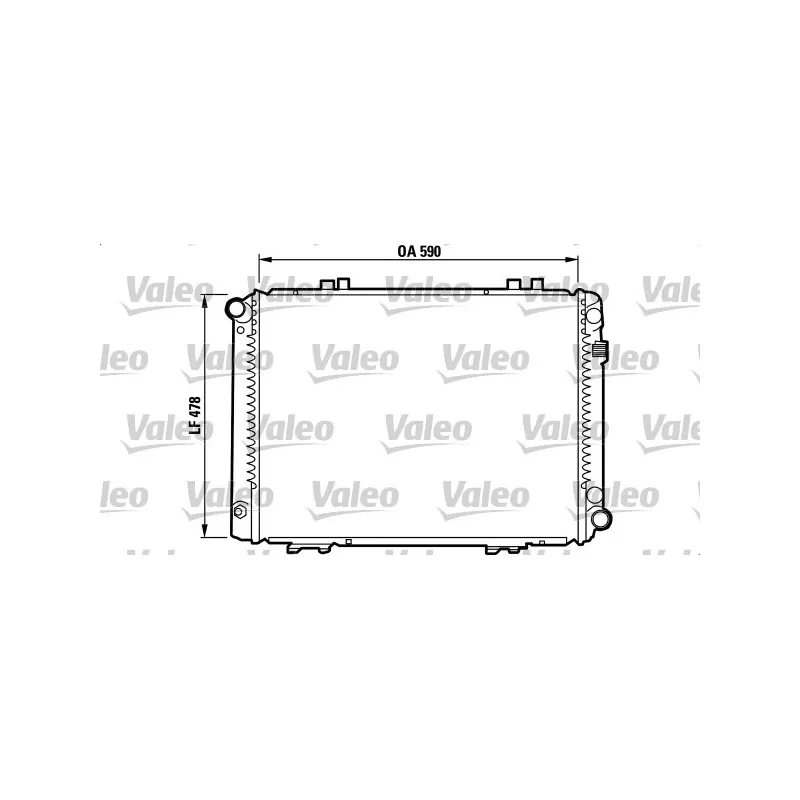Radiateur, refroidissement du moteur VALEO 732090
