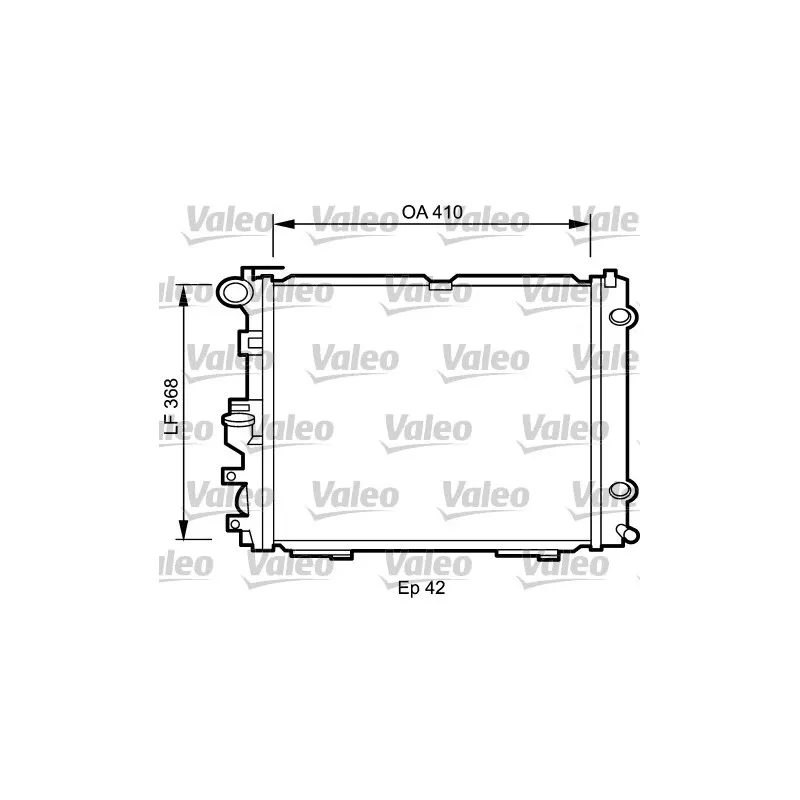 Radiateur, refroidissement du moteur VALEO 732094