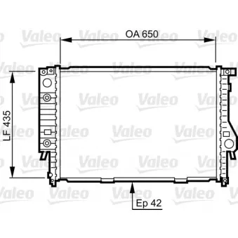 Radiateur, refroidissement du moteur VALEO 732099
