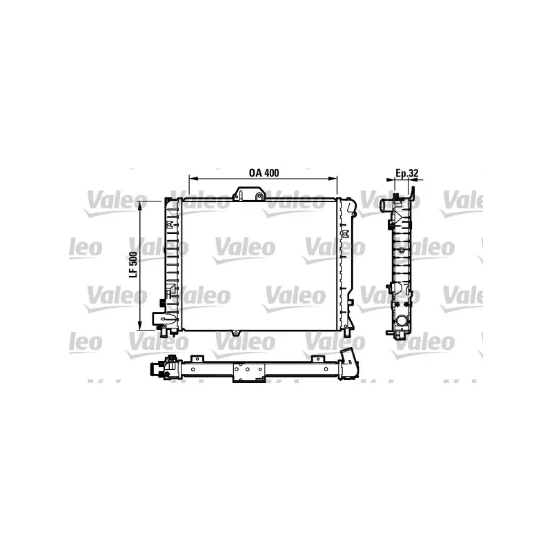 Radiateur, refroidissement du moteur VALEO 732110