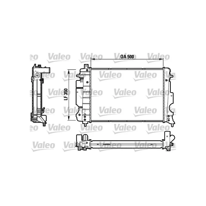 Radiateur, refroidissement du moteur VALEO 732121