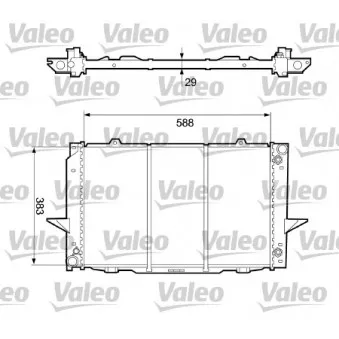 Radiateur, refroidissement du moteur VALEO 732365