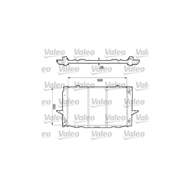 Radiateur, refroidissement du moteur VALEO 732365