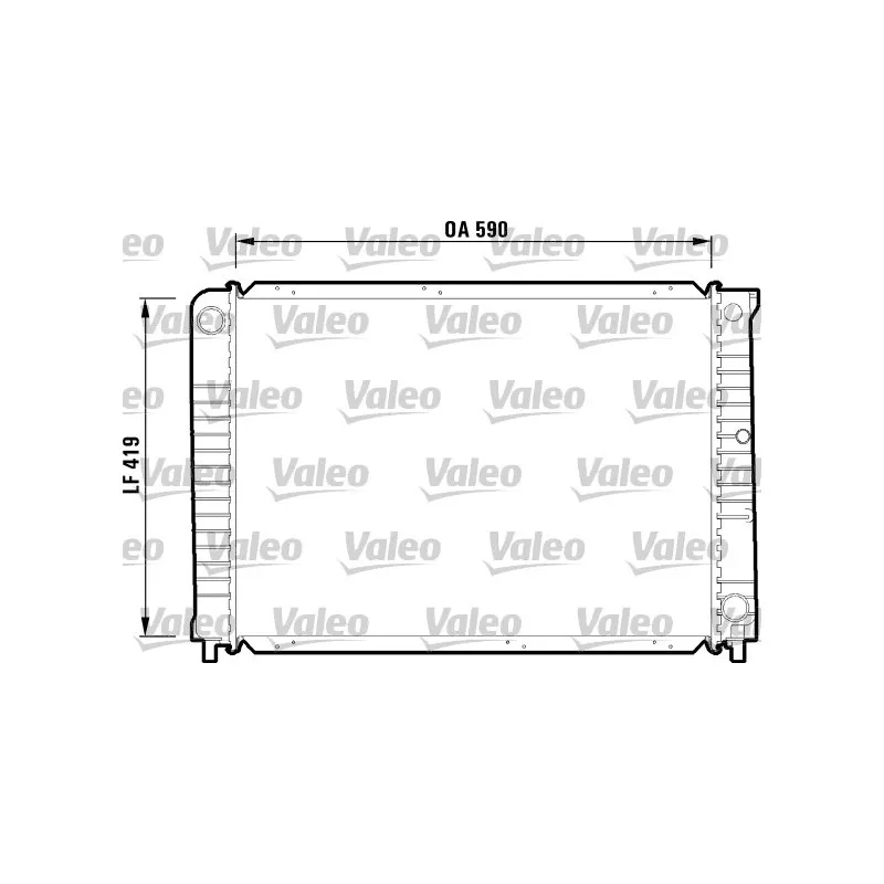 Radiateur, refroidissement du moteur VALEO 732366