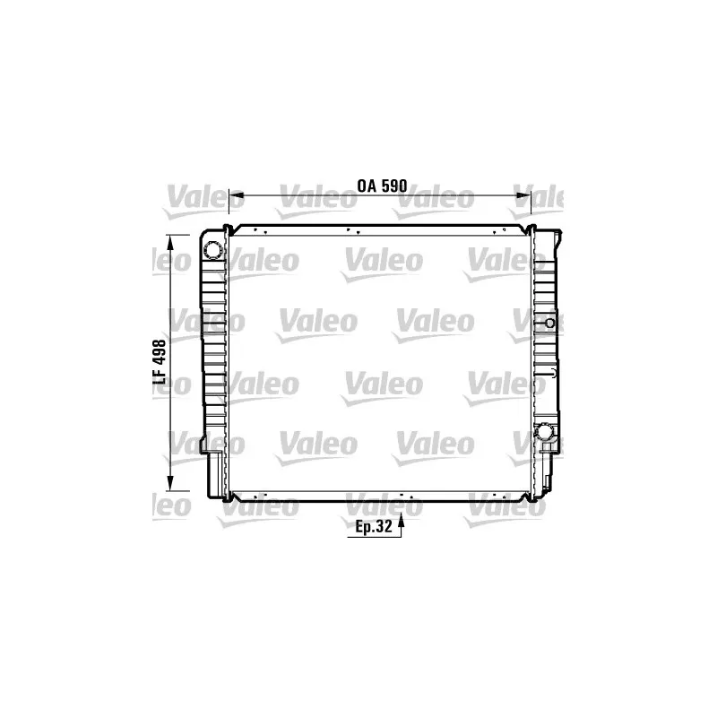 Radiateur, refroidissement du moteur VALEO 732369