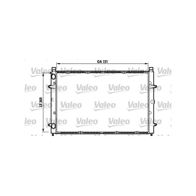 Radiateur, refroidissement du moteur VALEO 732397