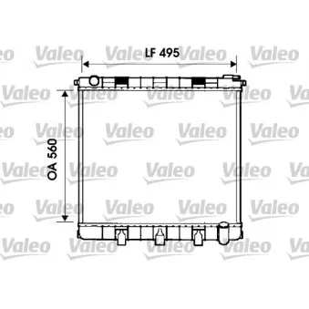 Radiateur, refroidissement du moteur VALEO 732402