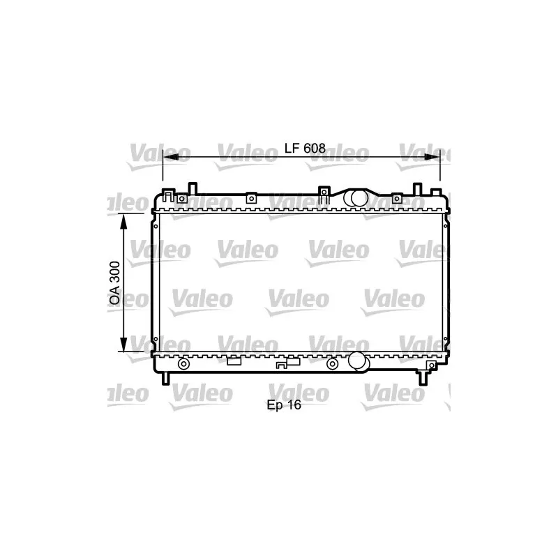 Radiateur, refroidissement du moteur VALEO 732426