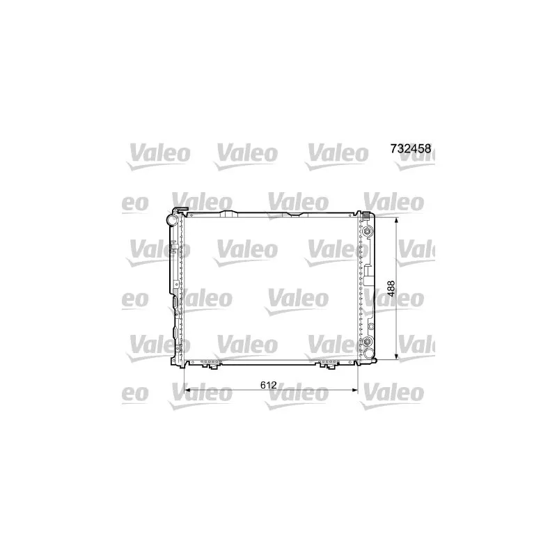 Radiateur, refroidissement du moteur VALEO 732458