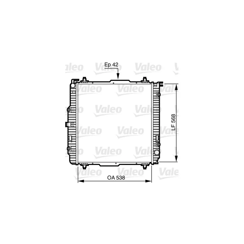 Radiateur, refroidissement du moteur VALEO 732459