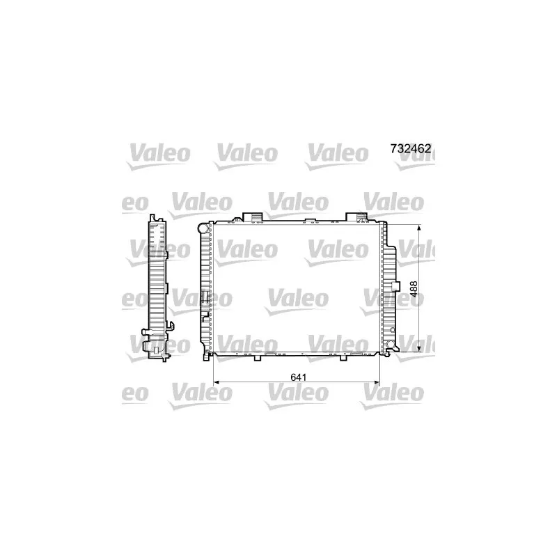 Radiateur, refroidissement du moteur VALEO 732462