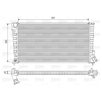 Radiateur, refroidissement du moteur VALEO